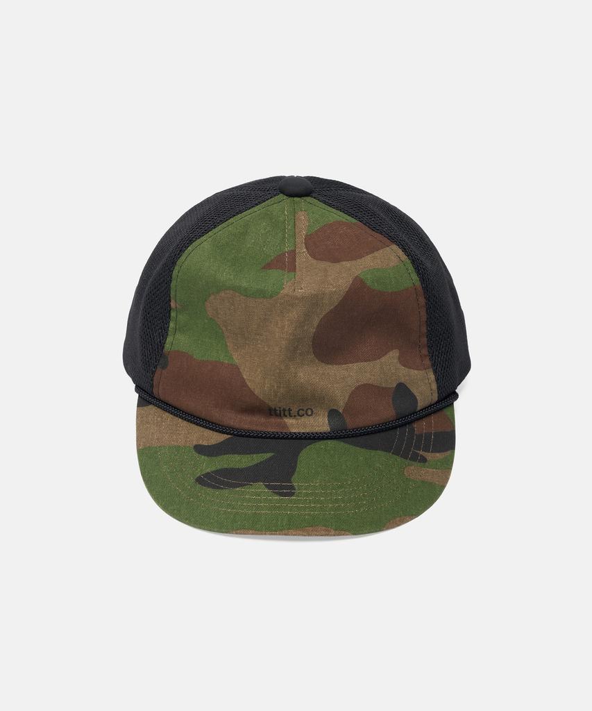 Deossingindeeodeeo Camo Rope Trucker Cap