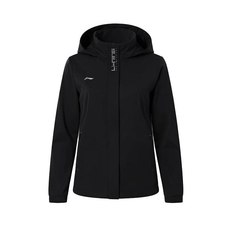 

LiNing Ветрозащитная Повседневная Спортивная Фитнес Теплая Толстовка на Молнии с Капюшоном Унисекс Куртка AFDU011-6 S