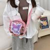 Kids Crossbody Bag With Pu Material And Glitter Design For Girls** Characters Included)