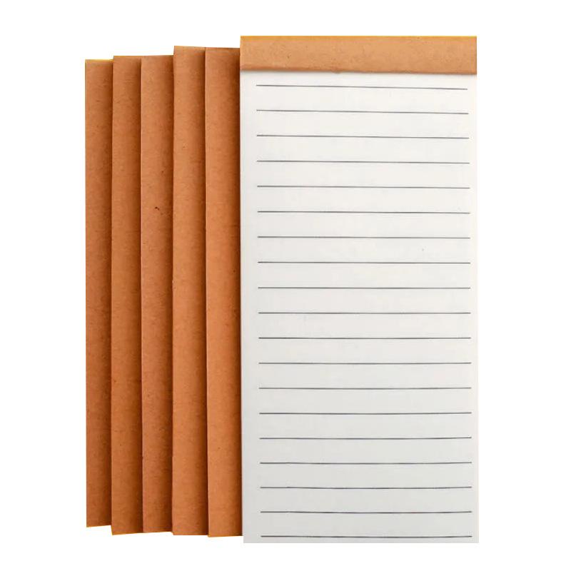 Korean Kraft Paper Sticky Notes and Portable Notebook for To-Do Plans