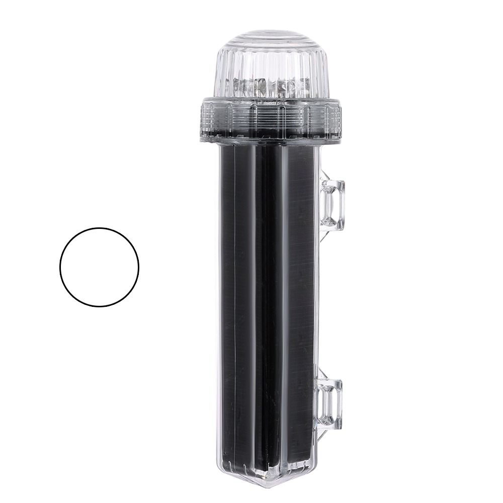 

Outdoor Lighting Waterproof Solar Net Mark Light Solar Dual Mode Anchor Light Buoy Signal Light Outdoor белый