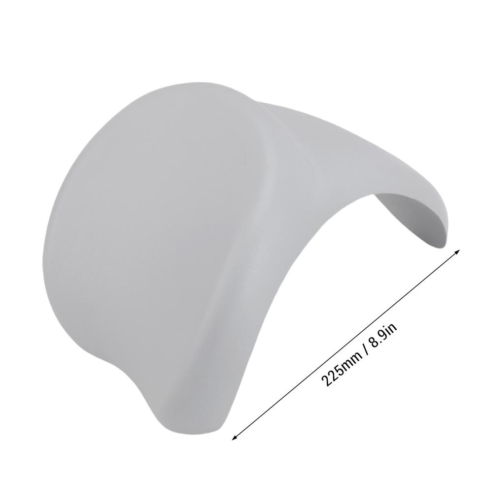 Almohada de Bañera con Ventosas PU Impermeable Cómodo Reposacabezas de Bañera para SPA Bañera de Hidromasaje