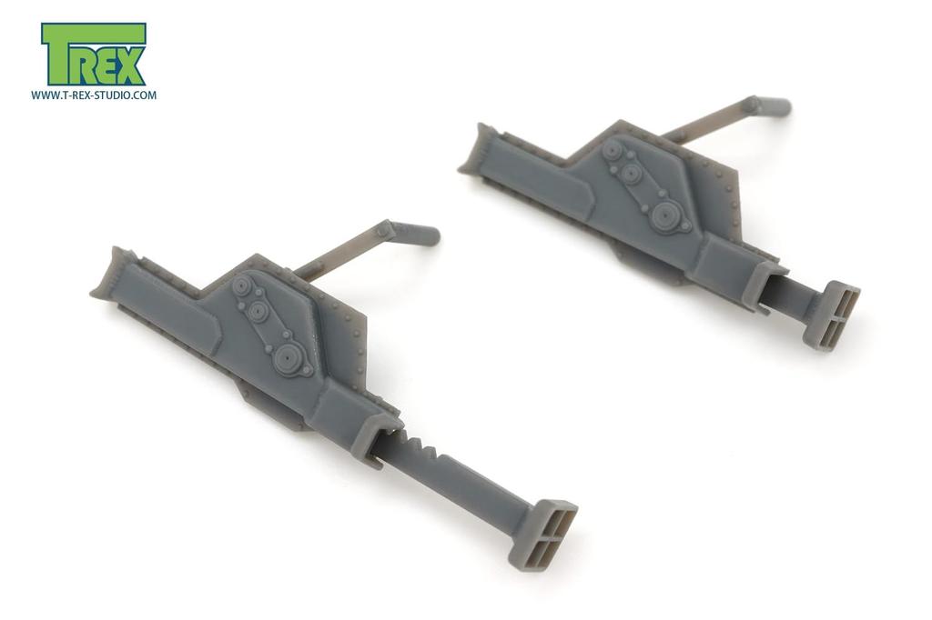 T-Rex Studio 1/35 WWII German Tank 20t Jack, Long Type (Set of 2) Plastic Model Parts TR35180 (Tank)