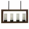 Ceiling Light - Brown - Aluminum - Glass - Loft Style - 25W