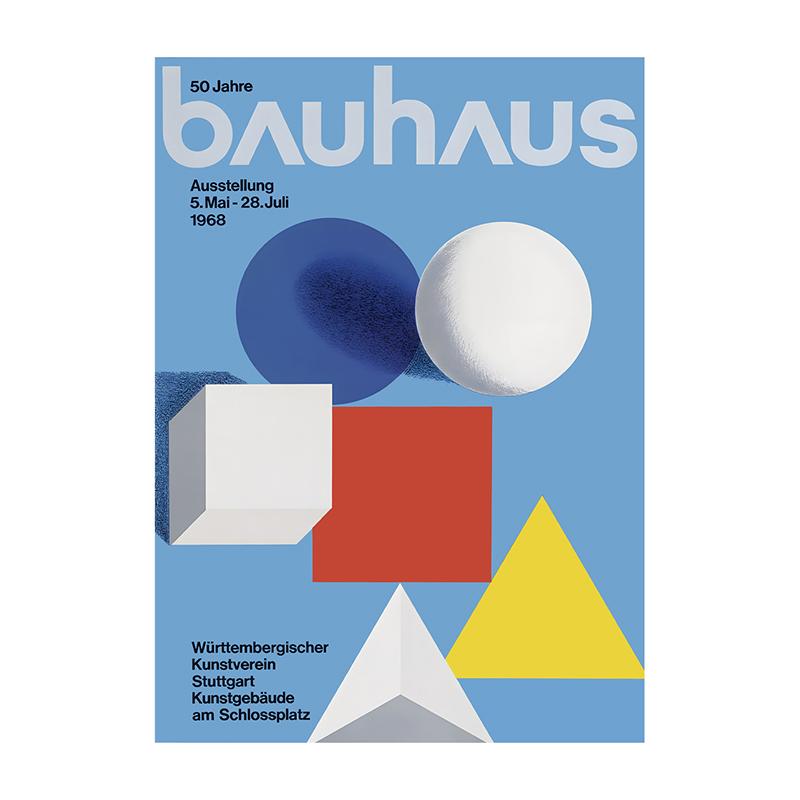 Bauhaus Exhibition Poster Chair Canvas Painting Vintage Bauhaus Print Wall Art Picture for Living Room Cuadros Home Decoration