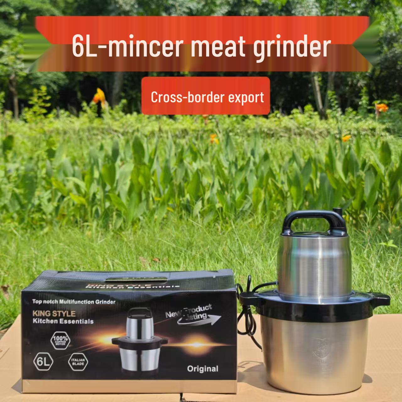 

Многофункциональный высокомощный кухонный комбайн и мясорубка из нержавеющей стали большой вместимости