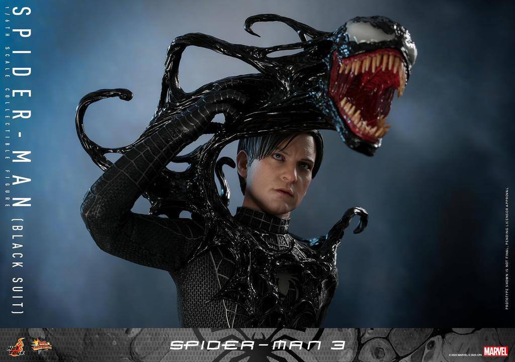 Hot Toys Movie Masterpiece 3 Scale Figure Spider-Man Spider-Man (Black Suit) 1/6