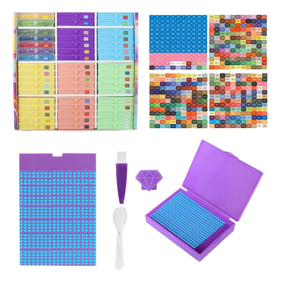 Bead Organizers And Storage Rhinestone Art Storage Containers Trays Stand Boxes Organizers Tools Accessories For Crafts Beads
