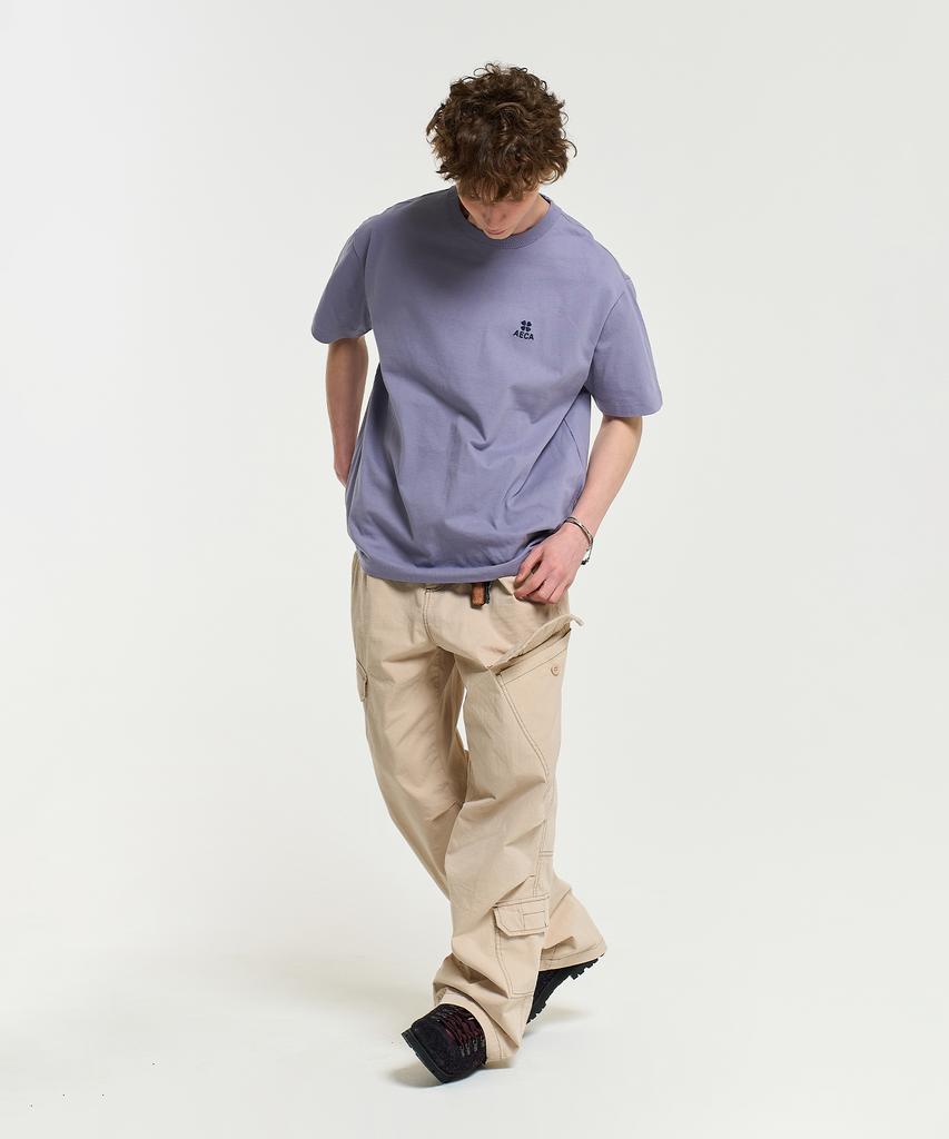 AECA Everyday Aeca Clover Half Sleeve Tee-Purple