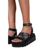 Where's That From Womens/Ladies Layla Buckle Wide Platform Sandals