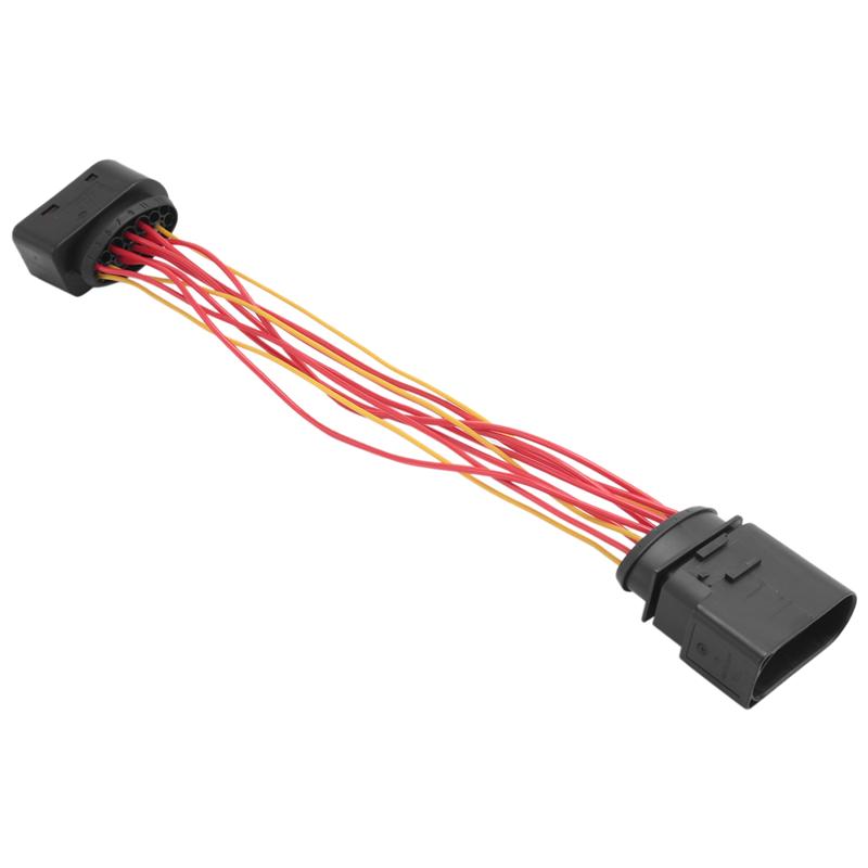 Car HID Xenon Headlight 10 To 14 Pin Connector Adapter For 1J0973835 1J0973737 Car Accessories-M53K