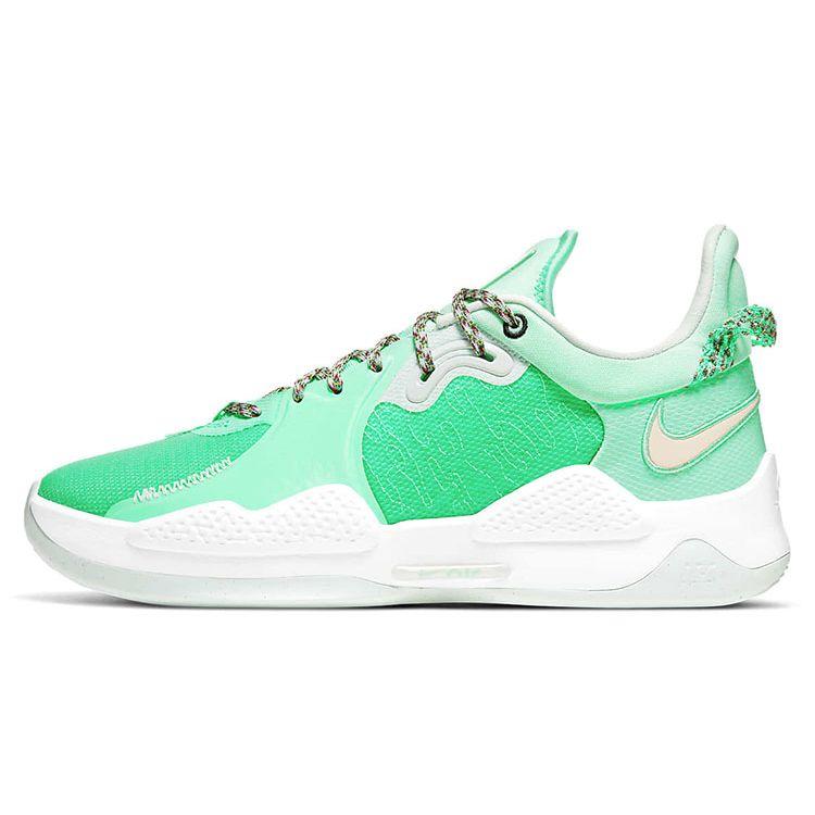 

Nike PG 5 Play for the Future Men Sneakers Green Green-Glow Glacier-Blue CW3143-300 41