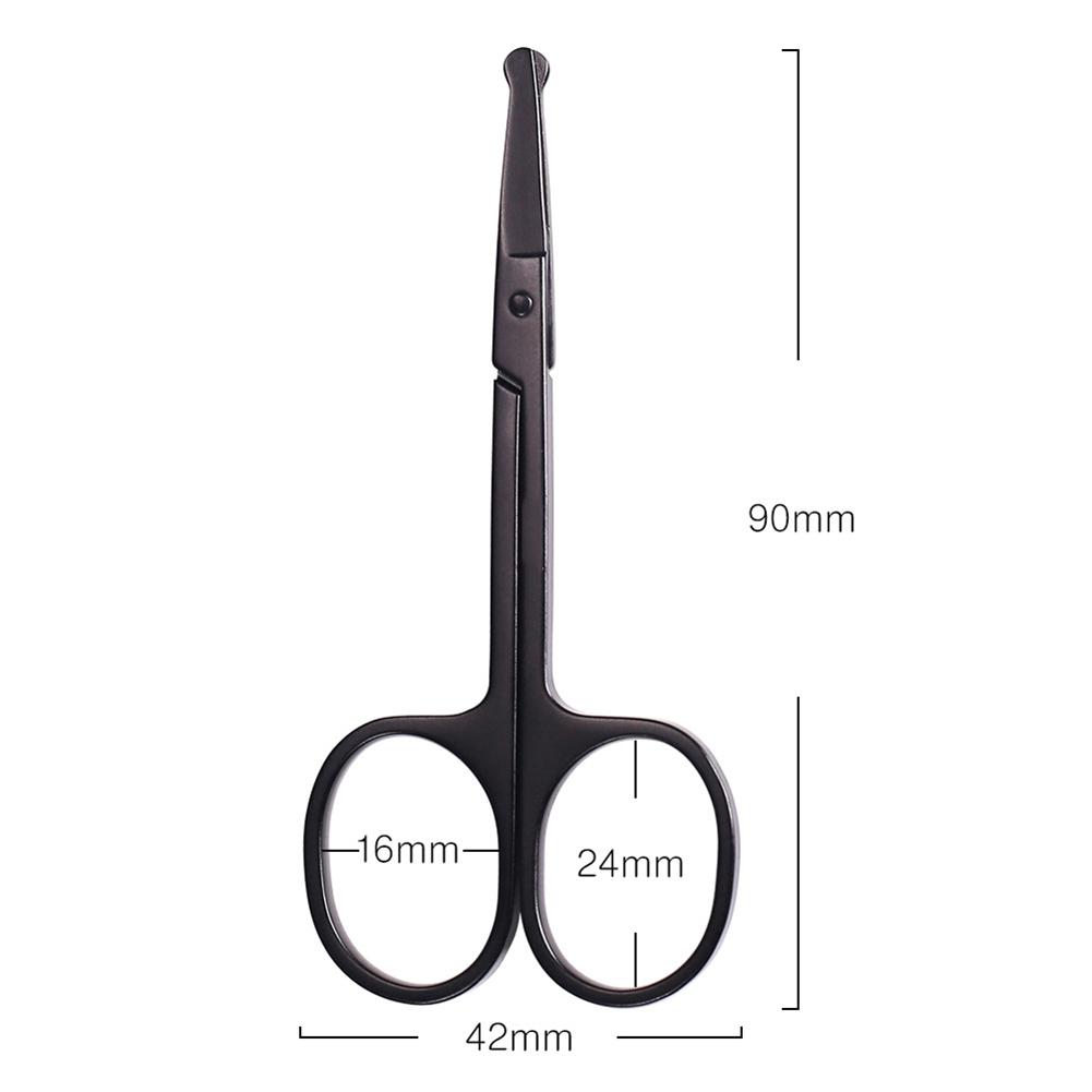Eyebrow Scissors Comb Eyelash Hair Trimming Grooming Scissors Cosmetic Makeup Tool