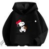 Kids Lovely Streetwear Hoodie Snoopy Pattern Boys Girls Spring Autumn Casual Outdoor Tops