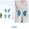 1pc Glitter Gradient Butterfly Wing Tattoo Eyeliner Face Sticker for Kids' Eye Makeup DIY