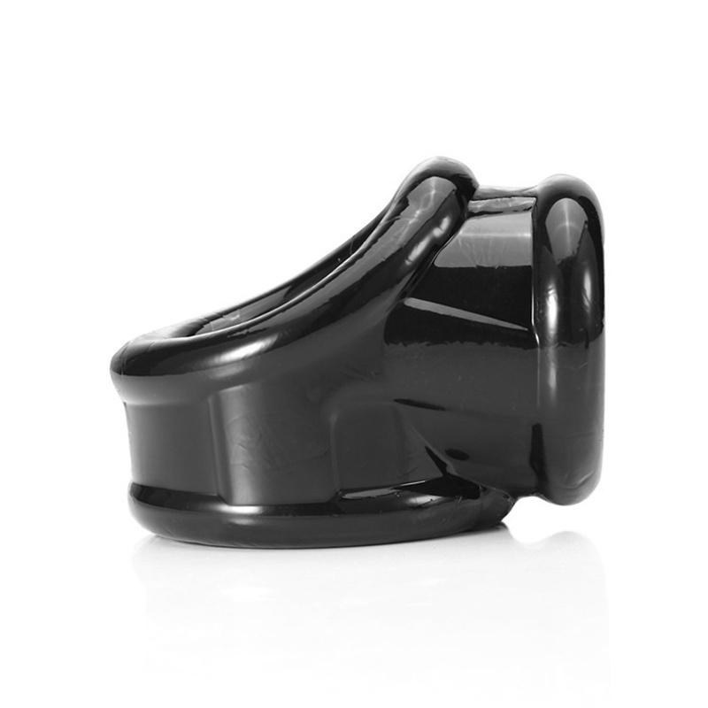 Soft Silicone Cock Cage Penis Rings Scrotum Testis Restraint Erection Lasting Time Male Delay Ejaculation Adult Sex Toy For Men