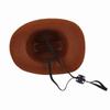 Adjustable Pet Dog Hat Star Cowboy Hat Dog Costume Top Hat Headwear for Dogs Cats Sun Protection