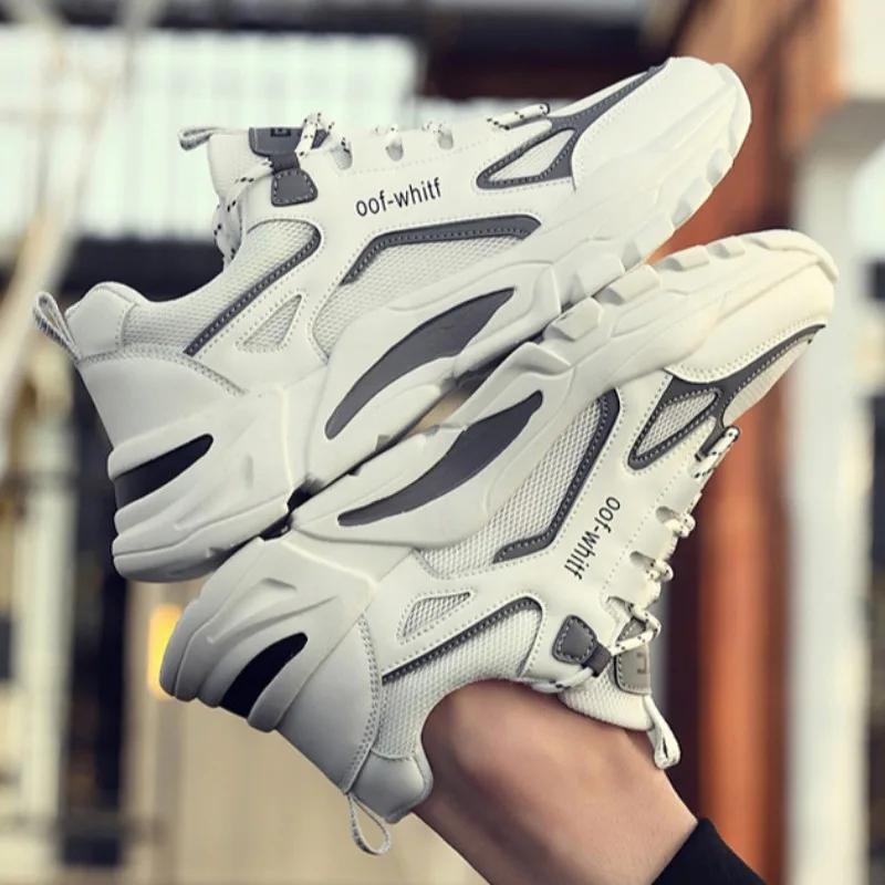 Summer Men Breathable Shoes Designer New Comfortable Wear-resistant CasualSneakers Outdoor Anti-slip Damping Running Shoes 2024