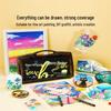 Zaijia Upgraded 80-Color Direct Liquid Acrylic Marker Set