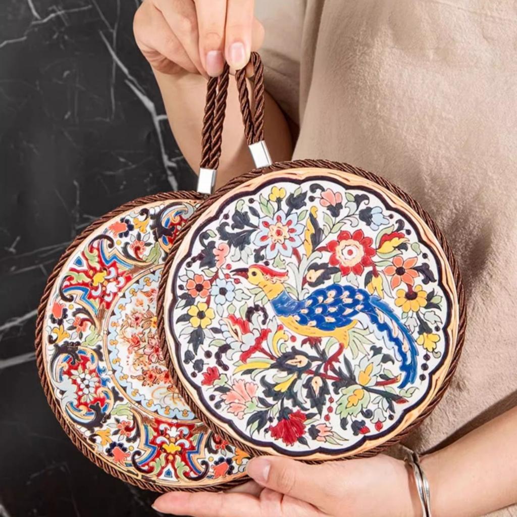 Ceramic trivets,Trivets for Hot Pots and Pans, Pot Holder,Mat for Hot Dishes, Hot Pad To Portect Your Table and Countertop, Kitchen Decor