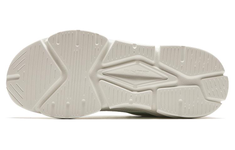 Women's Sneakers Anta Life Collection Cushioning Slip Resistant Low top Casual Shoes Women's White Gray Green