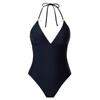 2025 Lace-Up One-Piece Swimsuit for Women - Black & White Hot Seller European and American Style