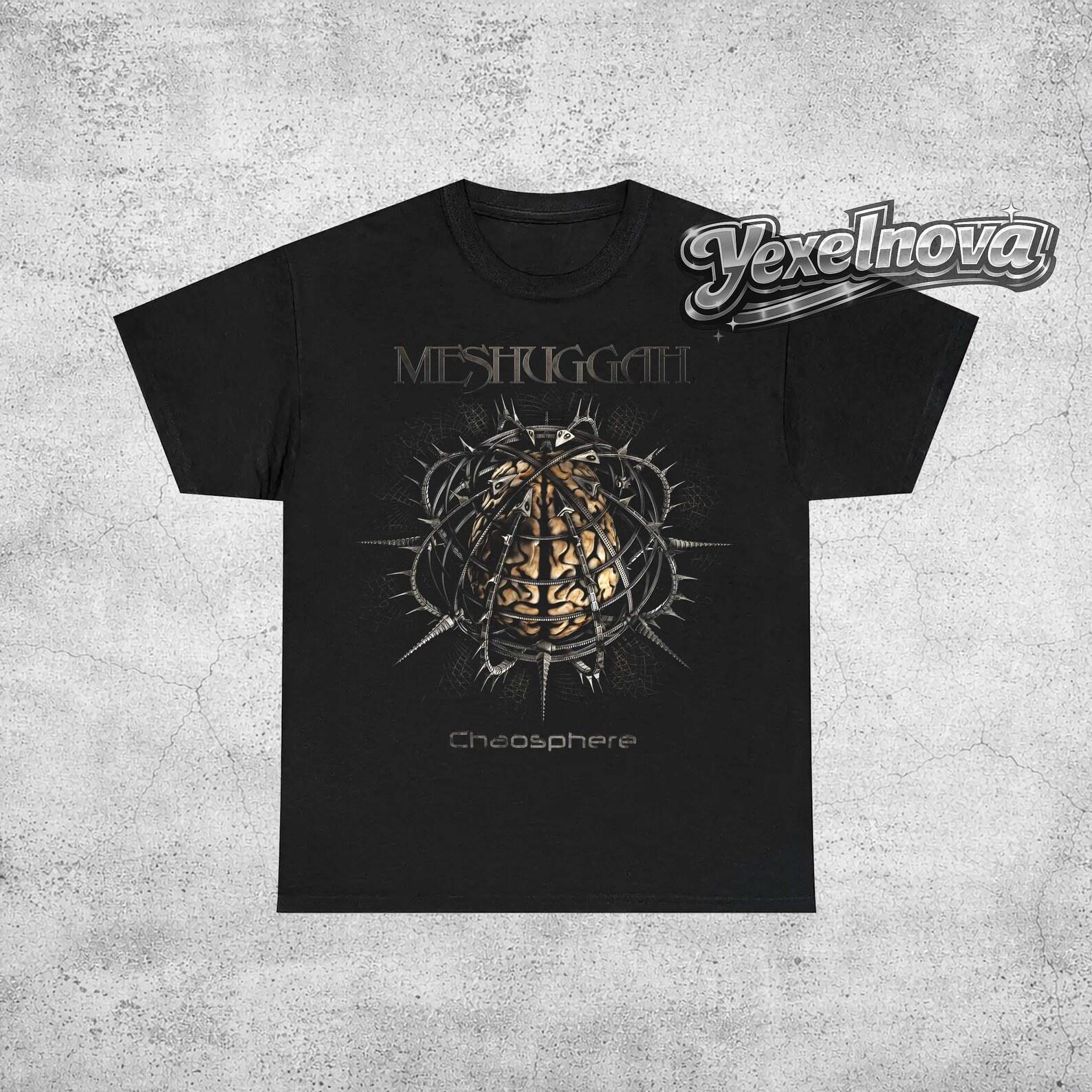 Meshuggah T-Shirt – obZen Album, Nothing Album, ChaosSphere Design 3XL