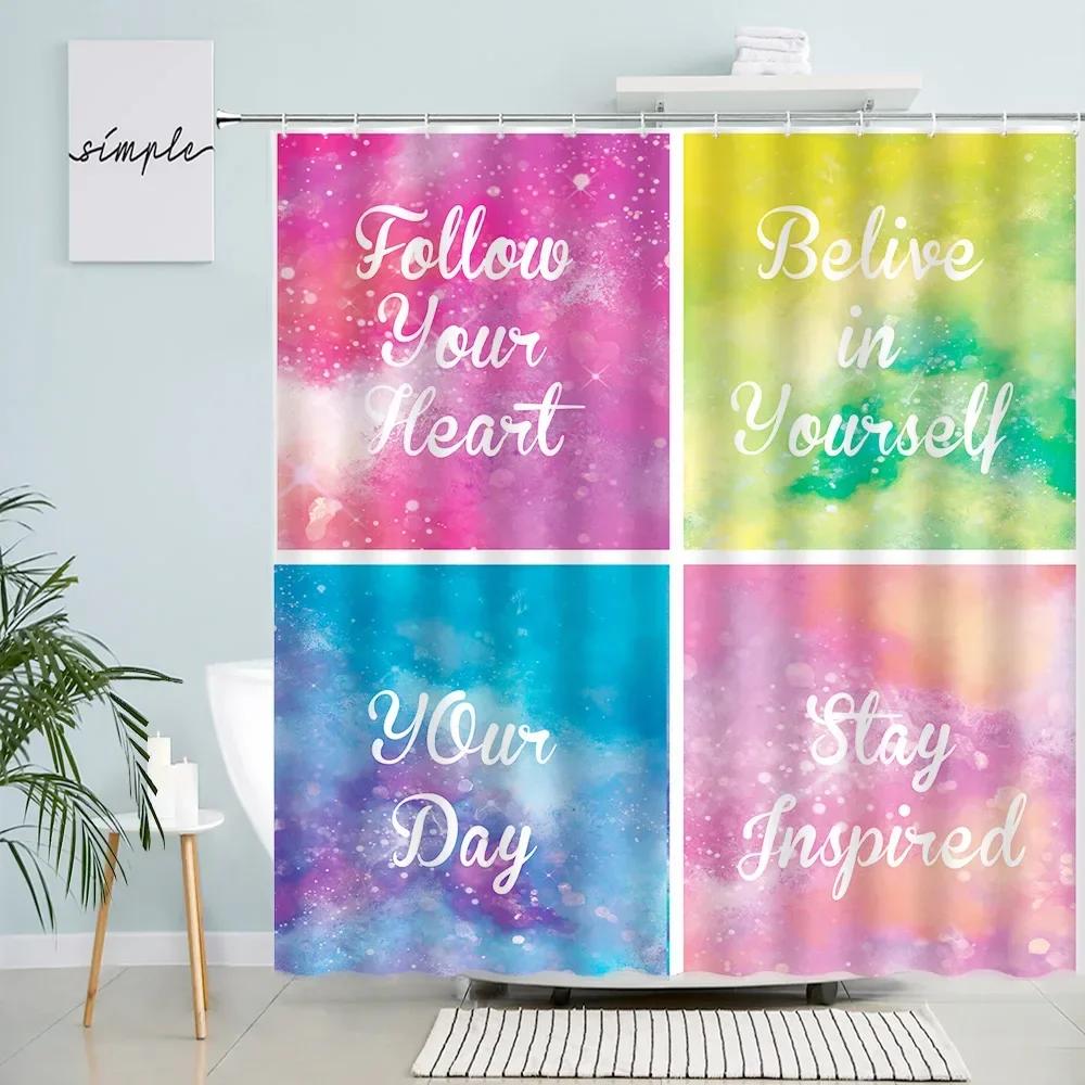 

Cartoon Cat Dog Shower Curtain Set Cute Animals Love Heart Bone Creative Bath Curtains Fabric Children Bathroom Decor With Hooks W60H190(CM)-1 Pcs