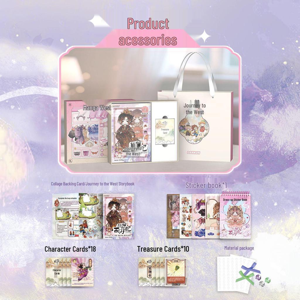 DIY Traditional Culture Landscape Creation Educational Toy Souvenir: Story Creation Sticker