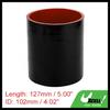 UXCELL 60/63/65/68/70/76/80/83/90/102/127/152mm ID Longueur 127mm Angle 0 Degrés 4 Plis Renforcé Haute Température Voiture Silicone Durite de Refroidissement