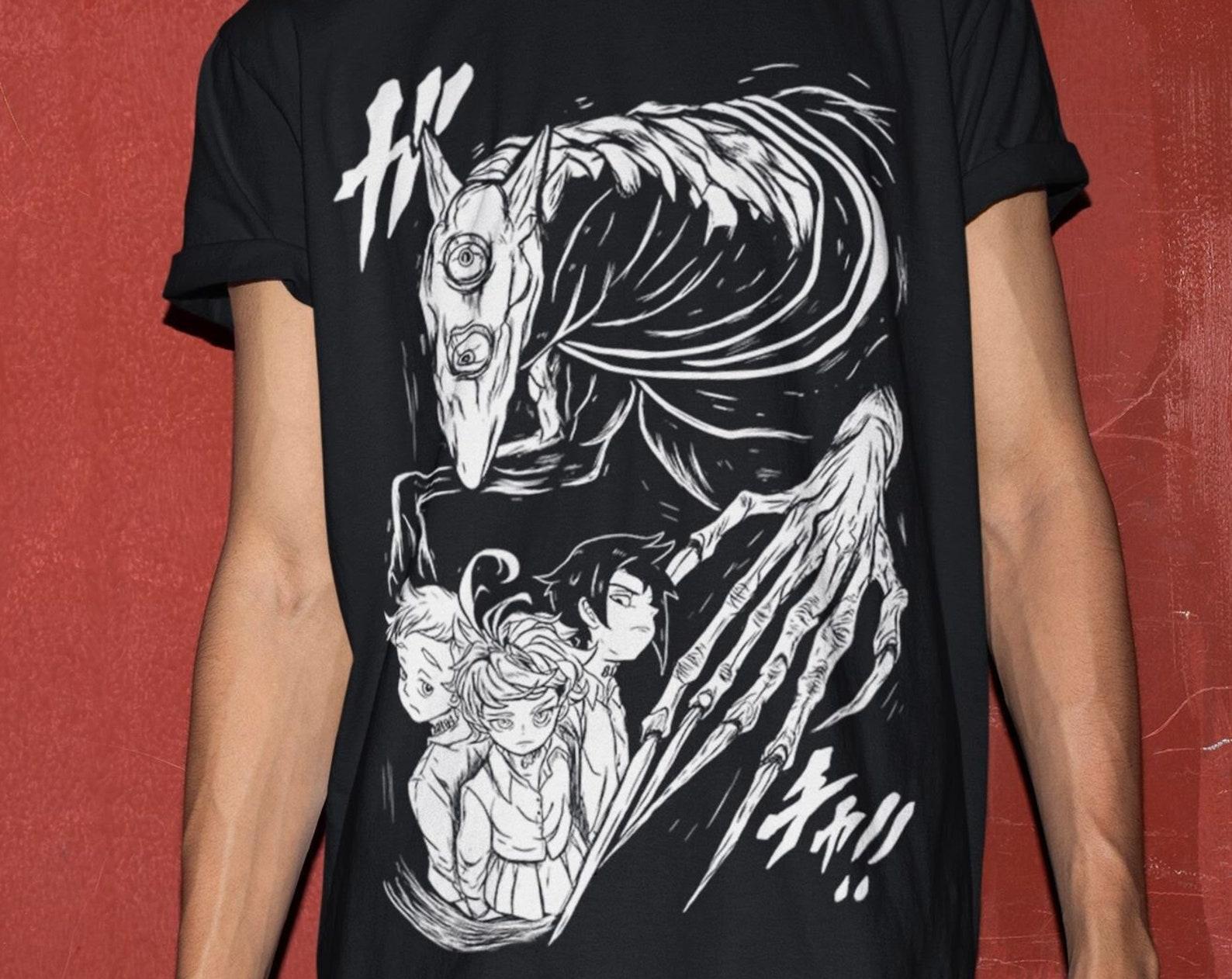 The Promised Neverland Shirt, Yakusoku No Neverland Manga Shirt, Emma Ray Norman Anime Shirt, Promised Neverland Japanese Shirt L