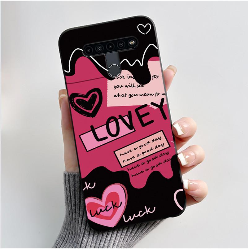 Casing For LG K41S K51S LM-K410 LM-K510 Super-Thin Slim Case Luxury Cute Cool Boys Girls Black Matte Soft Silicone Back Cover
