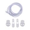 2 Pairs of Shoelaces Without Elastic Ties with Non- Buckles for Sports Shoes