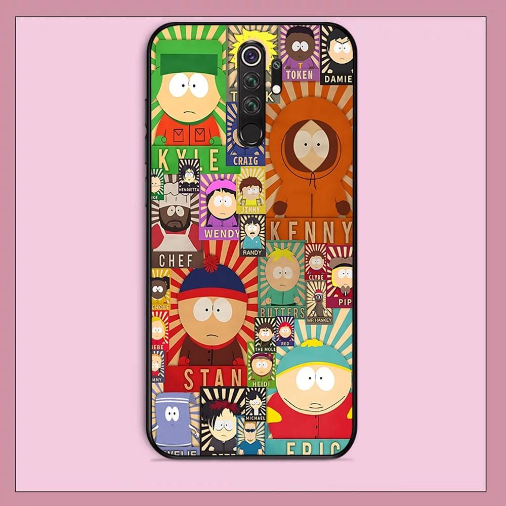 Cartoon Funny S-South-P-Park Phone Case For Redmi Note 4 X 5 A 6 7 8 T 9 9S 10 11 11S 11Epro Poco M3 Pro