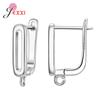 Fashion Simple Earring Findings Earrings Clasps Hooks Fittings DIY Jewelry Making 925 Sterling Silver Drop Earrings Accessories