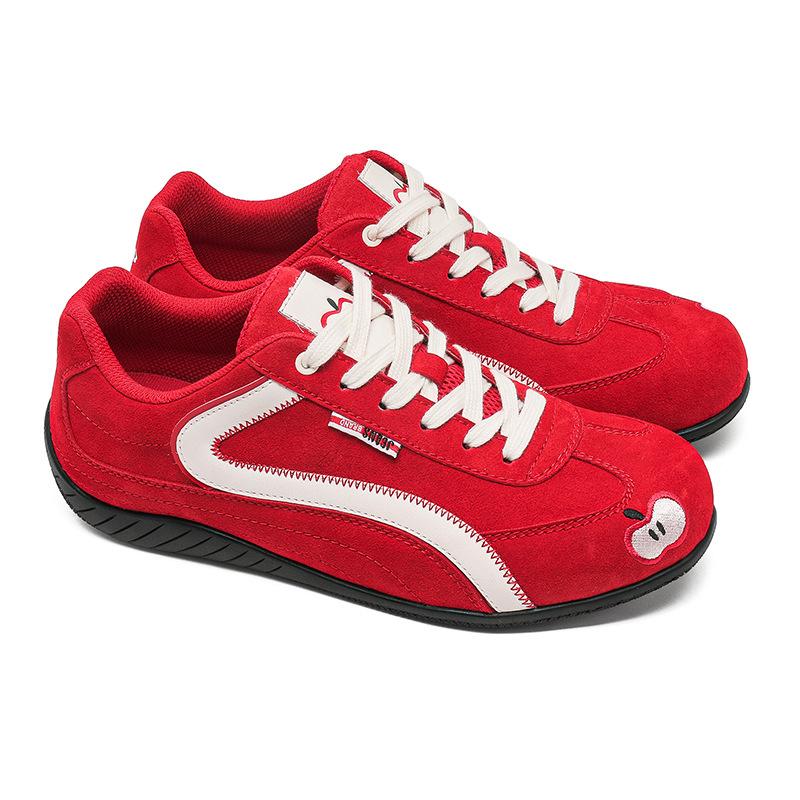 58132 Apple Shoes Red Thin-soled Racing Shoes for Men and Women Summer New Couples Four-season Flat Shoes