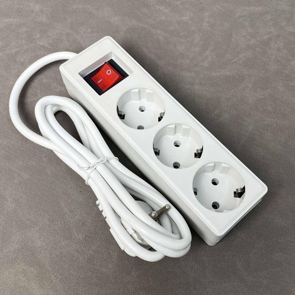 European Standard Electrical Charging Adapter 3/4/5 AC Outlet Plug Outlet Power Strip  Living Room