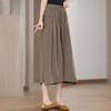 Women's Summer 2025 High-Waisted Ice-Feel Wide-Leg Culottes