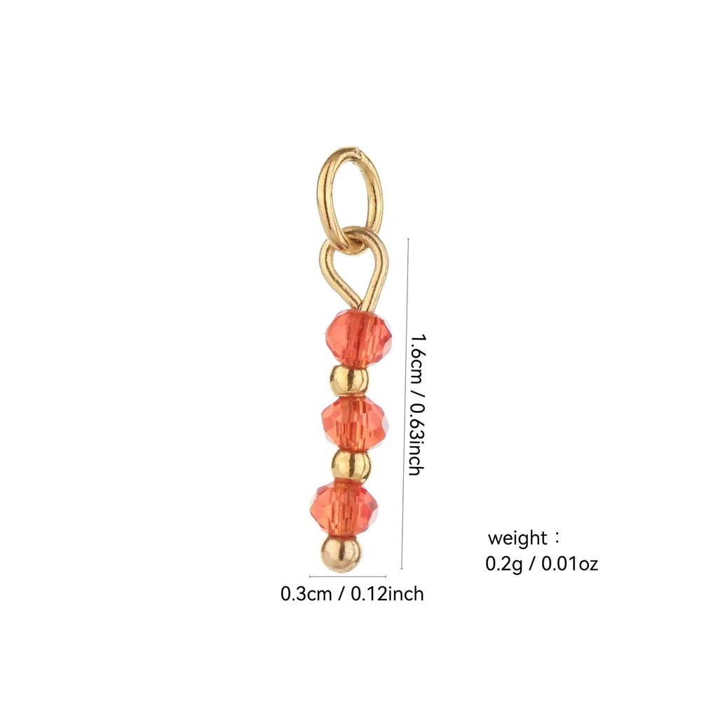 Handmade 18k Gold Electroplated Natural Stone Bead Earrings