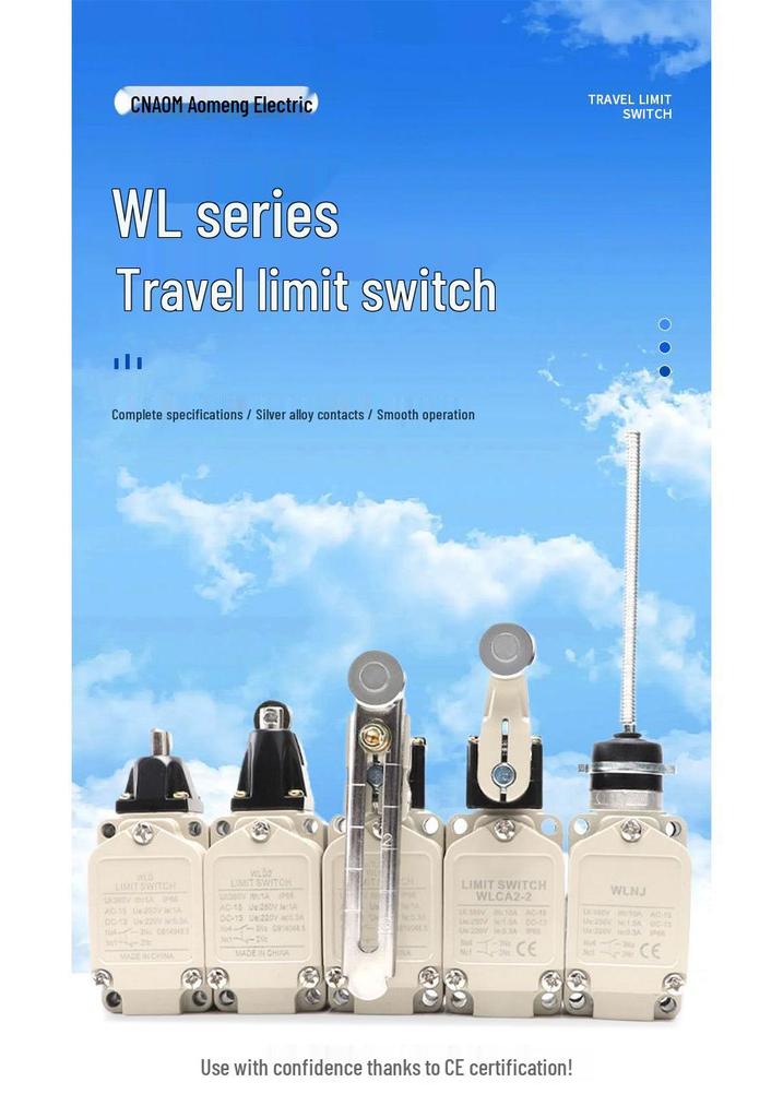 WLCA12-2Q Travel Switch - Roller Type Limit Switch WLD3 WLCA2 WLD2