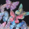 10Pcs 3D Hollow Colorful Butterfly Wall Stickers Pet Waterproof Decorative Stickers For Scrapbooking Diy Home Wall Journal