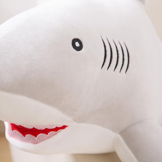 40/50cm Cute Simulated Shark Fish Plush Toy Soft Stuffed Doll Pillow Cushion