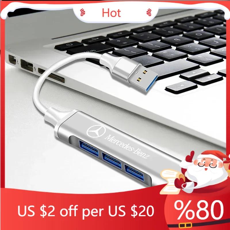 CEK1 Car USB Charger Power Cable Type-C USB 3.0 Adapter Hub For Mercedes Benz C180 C200 C260 C300 W108 W124 W126 W140 W168 W169