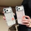 Applicable To Apple 16promax Mobile Phone Case Ip18 Love Shell Mobile Phone Case Large Hole Rhinestone Customization