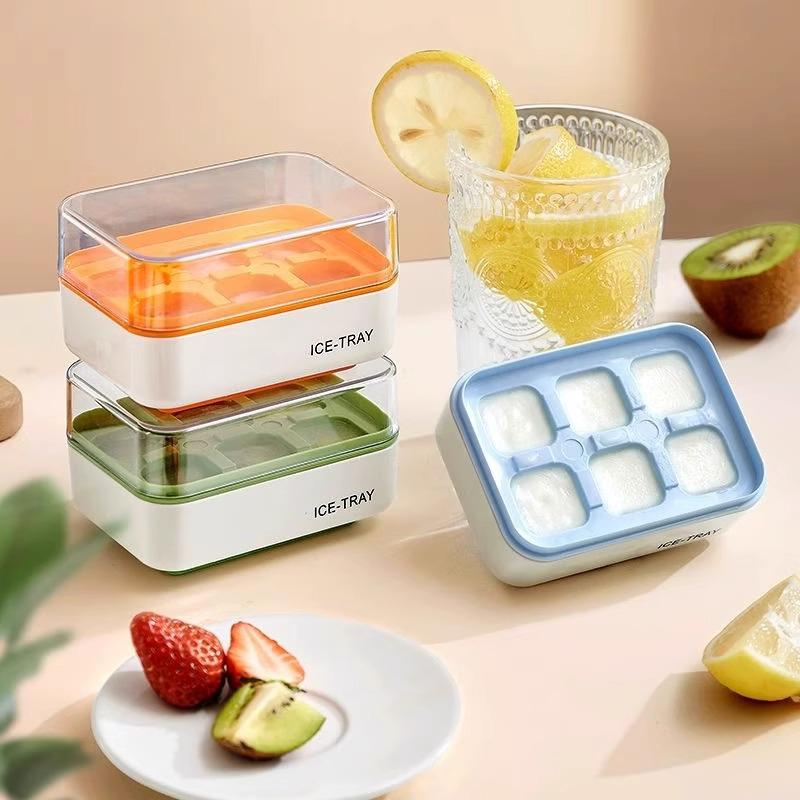 Household Silicone Ice Cube Tray - Soft, Mini Mold for Freezing and Storing Ice Cubes
