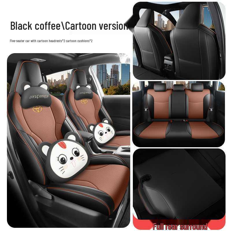 Universal All-Season Leather Seat Covers for 2026 Toyota RAV4