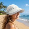 Color Blocking Sunscreen Sun Hat Nylon Empty Top Hat Breathable Sunshade Hat  Outdoor