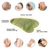 2/1pcs Gua Sha Massage Board for Face Rose Pink Guasha Plate Jade Face Massager Scrapers Tools for Face Neck Back Body dropship