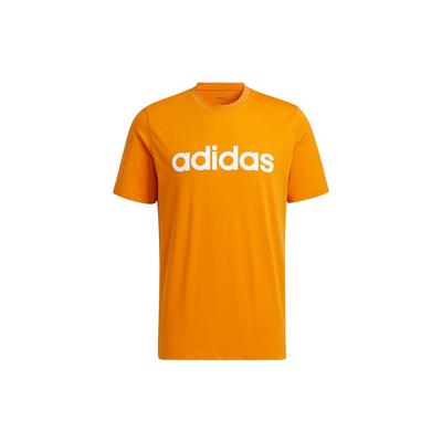Neo Logo Print Sports Round Neck T-Shirt Men Tops Orange H14239