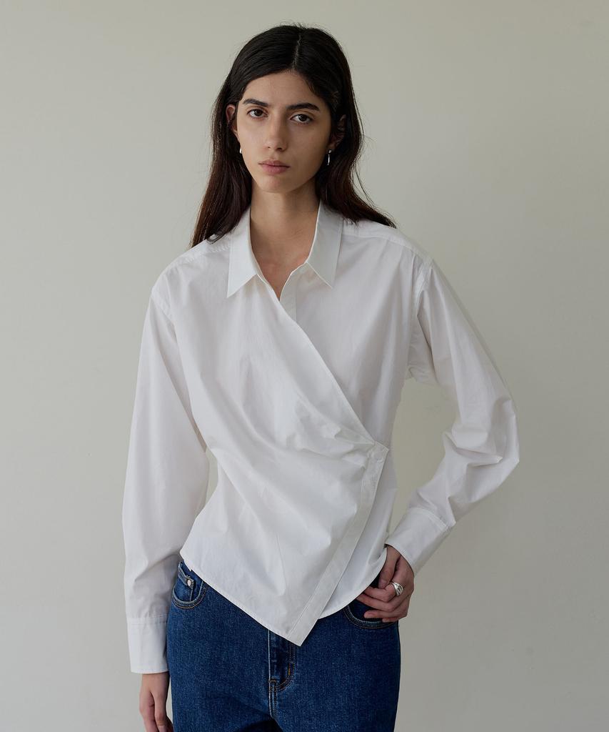 ARTID Modern Wrap Shirt_White